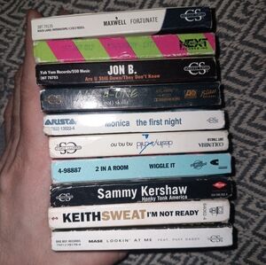 R&B & Rap Vintage Cassette Tapes Singles (Lot of 10)